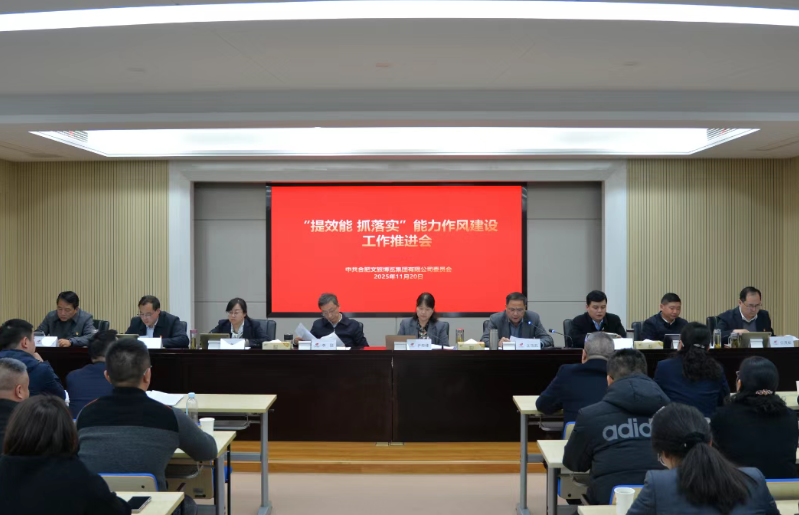 凝心聚力提效能 实干担当抓落实——集团党委召开“提效能抓落实”能力作风建设工作推进会
